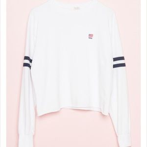 NWT Brandy Melville USA crop long sleeve